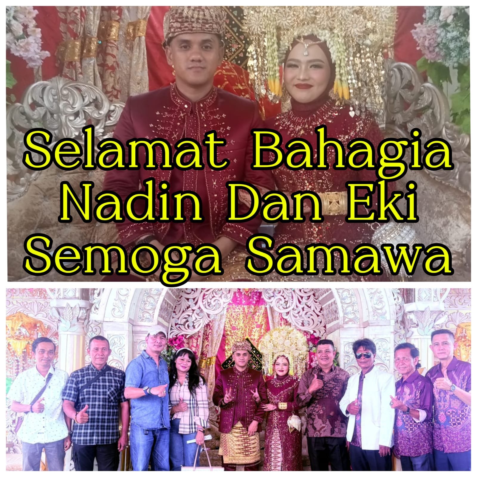 cbcpos.com | Selamat Bahagia Dan SAMAWA Nadin Dan Eki